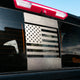 Chevy / GMC Silverado / Sierra Back Middle Window American Flag Decal 2019-2024