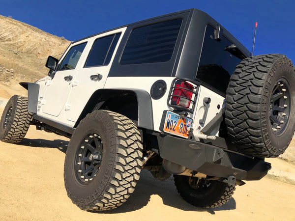 Jeep Wrangler JK American flag decal 2011-2018 (Both Sides)