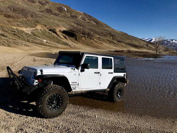 Jeep Wrangler JK American flag decal 2011-2018 (Both Sides)