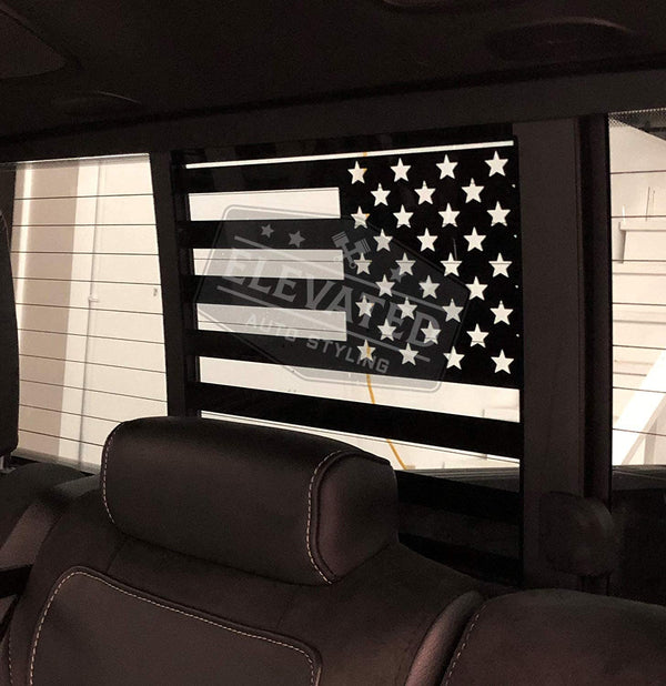 Dodge RAM Back Middle Window American Flag Decal 2019-2024