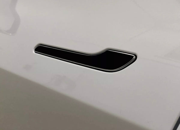 Tesla Model 3 Door Handle Wrap Kit Gloss Black